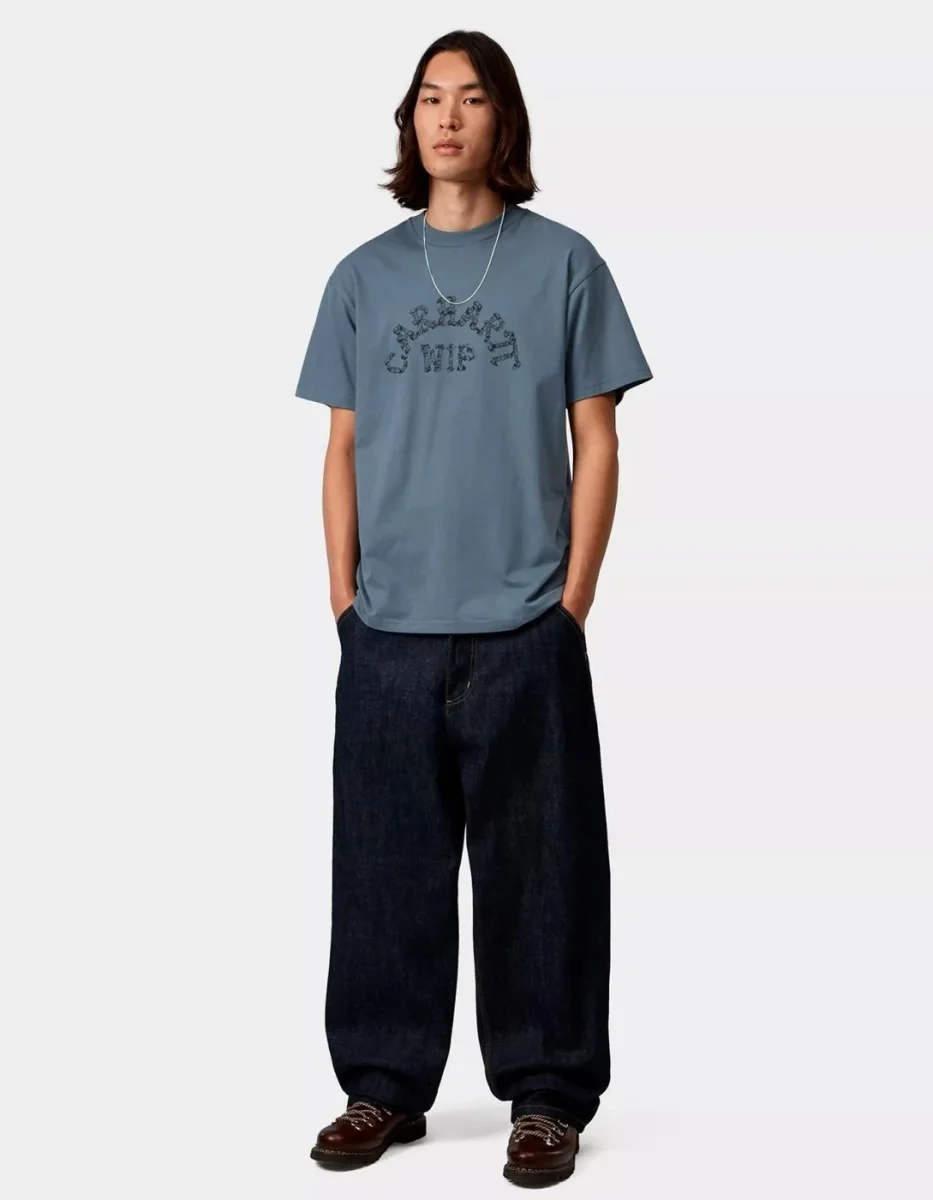 Camiseta CARHARTT WIP RIBBON SCRIPT - Icesheet - Imagen 4