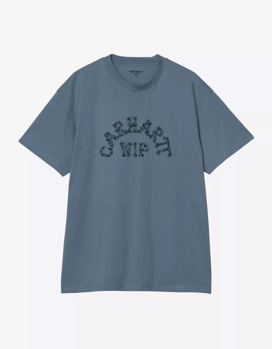 Camiseta CARHARTT WIP RIBBON SCRIPT - Icesheet - Imagen 5