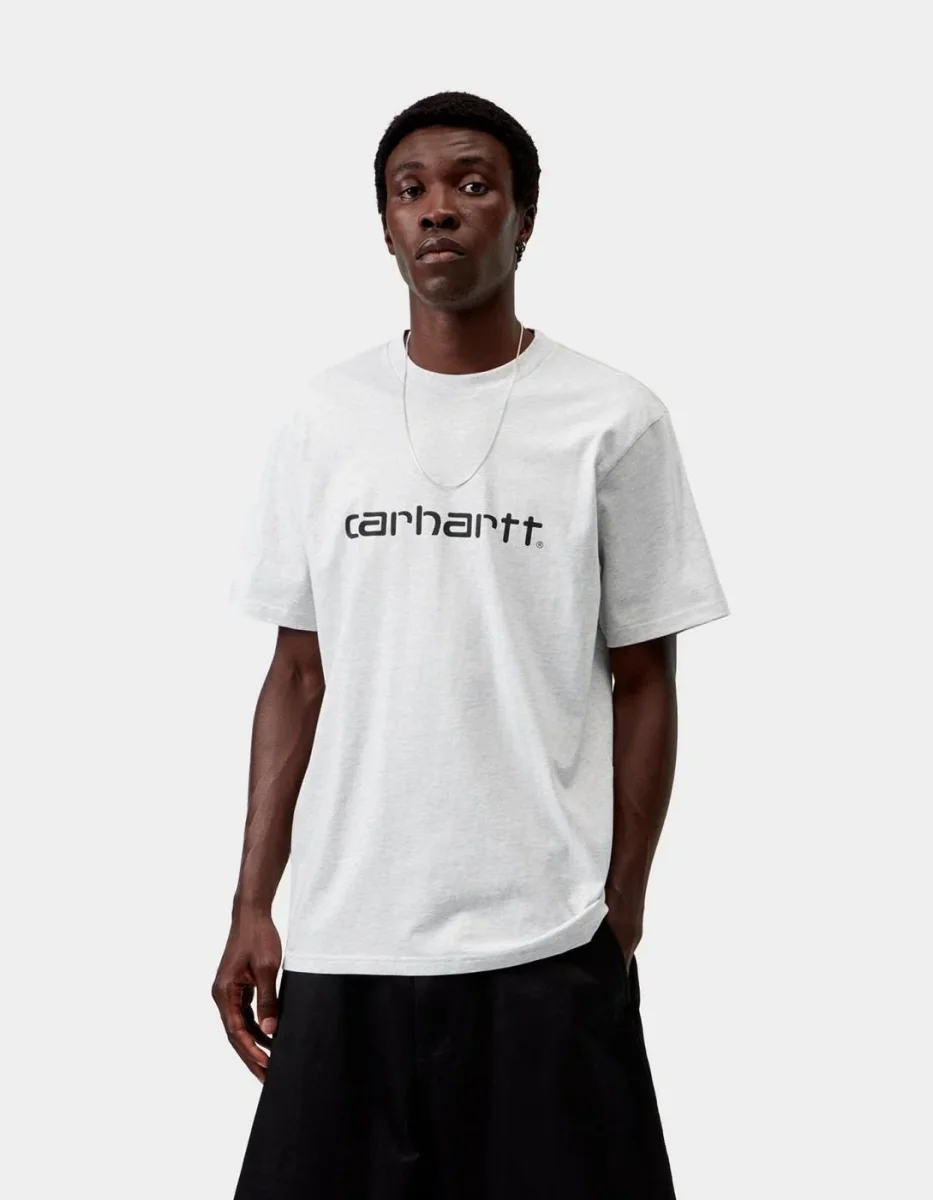 Camiseta CARHARTT WIP SCRIPT - Ash Heather / Graphite