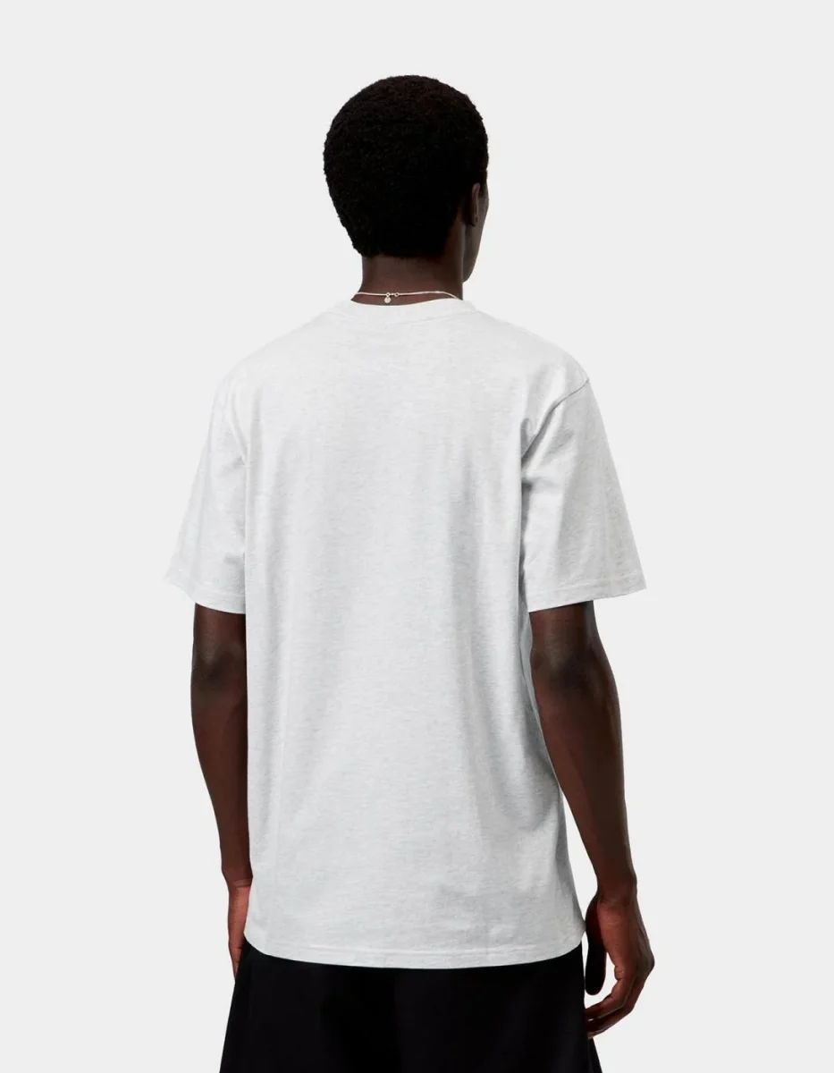 Camiseta CARHARTT WIP SCRIPT - Ash Heather / Graphite - Imagen 3