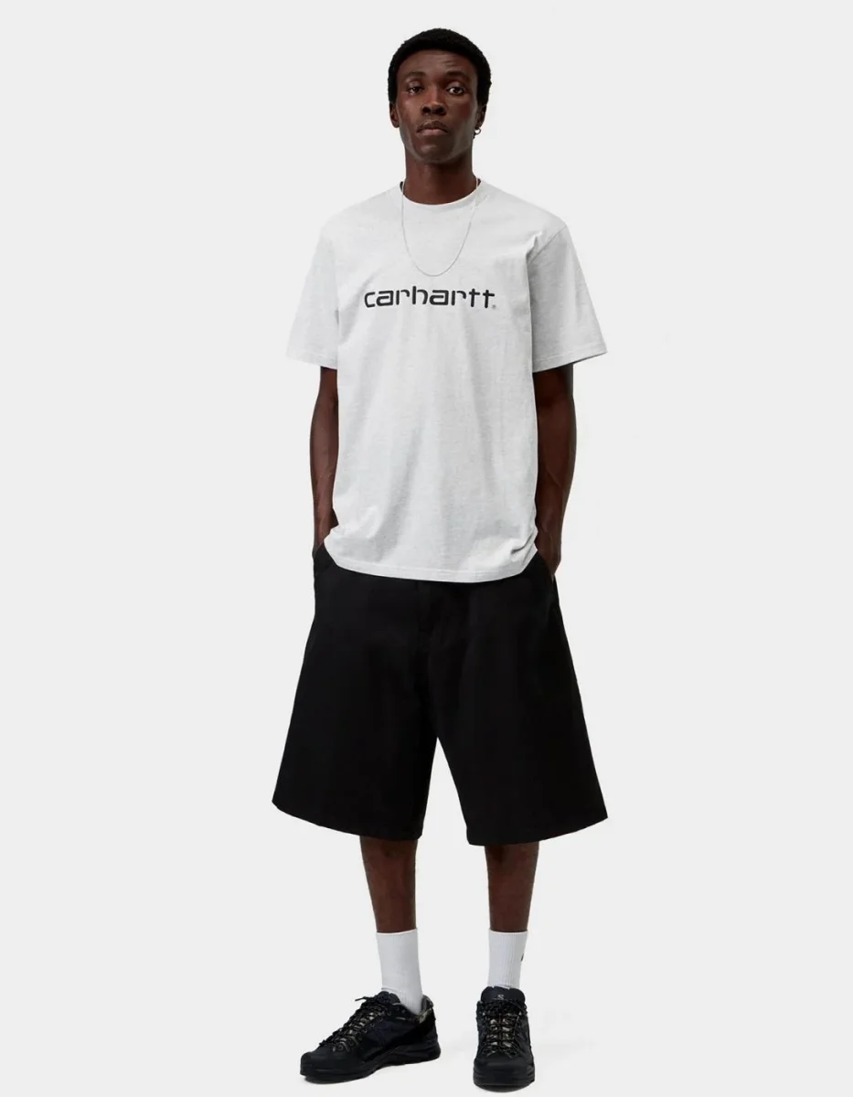 Camiseta CARHARTT WIP SCRIPT - Ash Heather / Graphite - Imagen 4