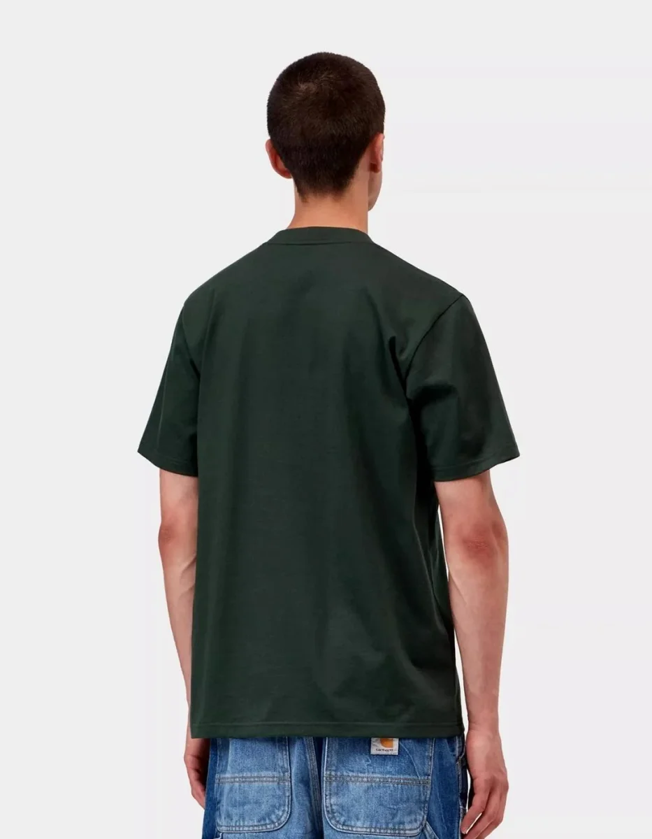 Camiseta CARHARTT WIP SCRIPT - Dark Scarab / Palisander - Imagen 3