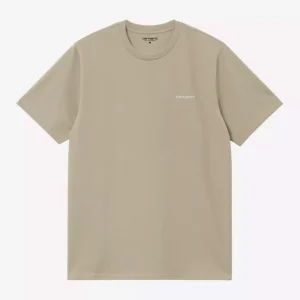 Camiseta CARHARTT WIP SCRIPT EMBROIDERY - Barchan / White
