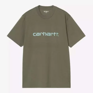 Camiseta CARHARTT WIP SCRIPT - Leaf / Tourmaline