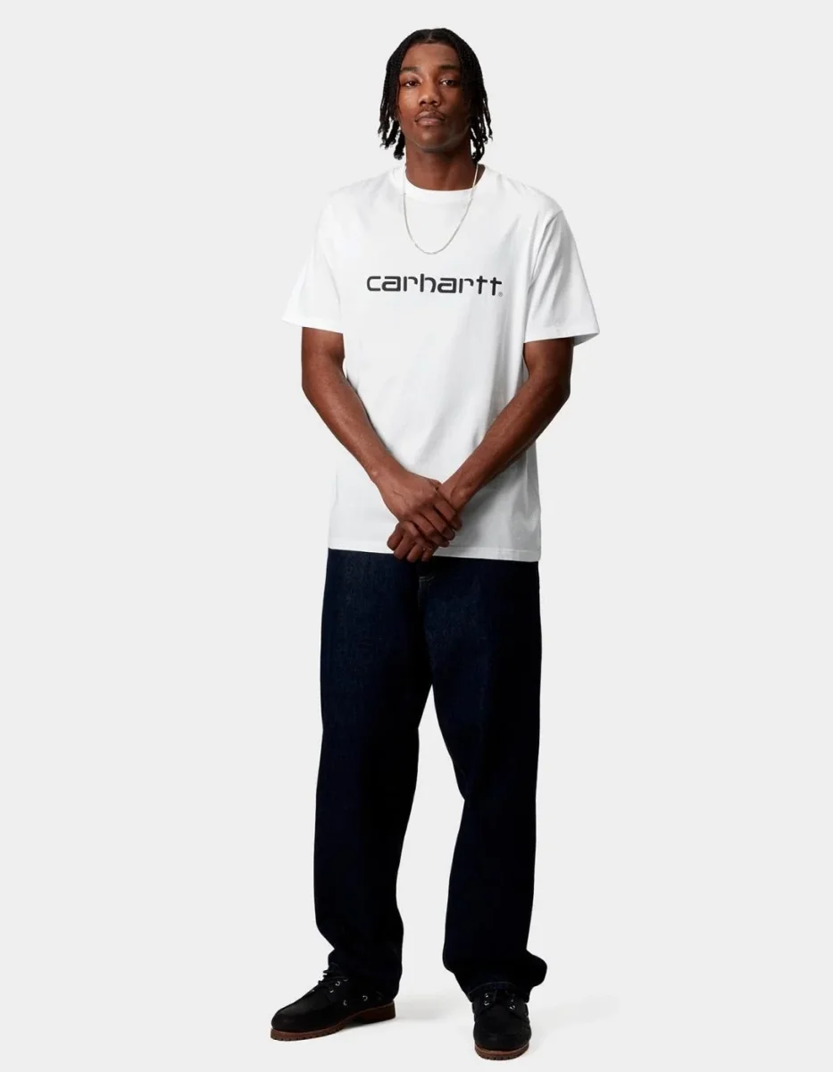 Camiseta CARHARTT WIP SCRIPT - White / Black - Imagen 4