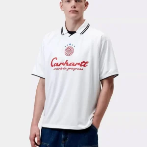 Camiseta CARHARTT WIP TERRACE FOOTBALL - White