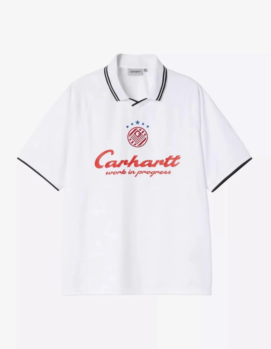 Camiseta CARHARTT WIP TERRACE FOOTBALL - White - Imagen 5