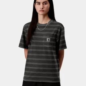 Camiseta CARHARTT WIP W' HANSON POCKET - Black