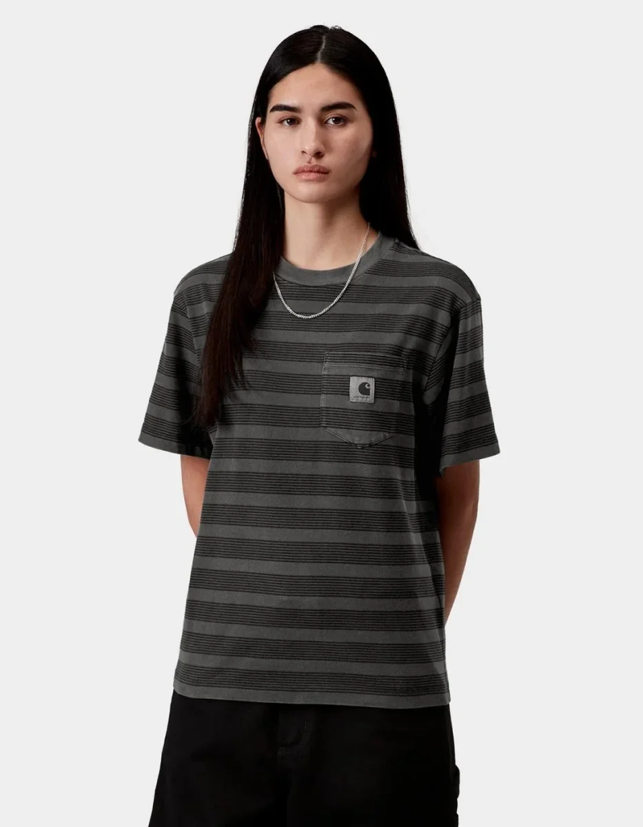 Camiseta CARHARTT WIP W' HANSON POCKET - Black