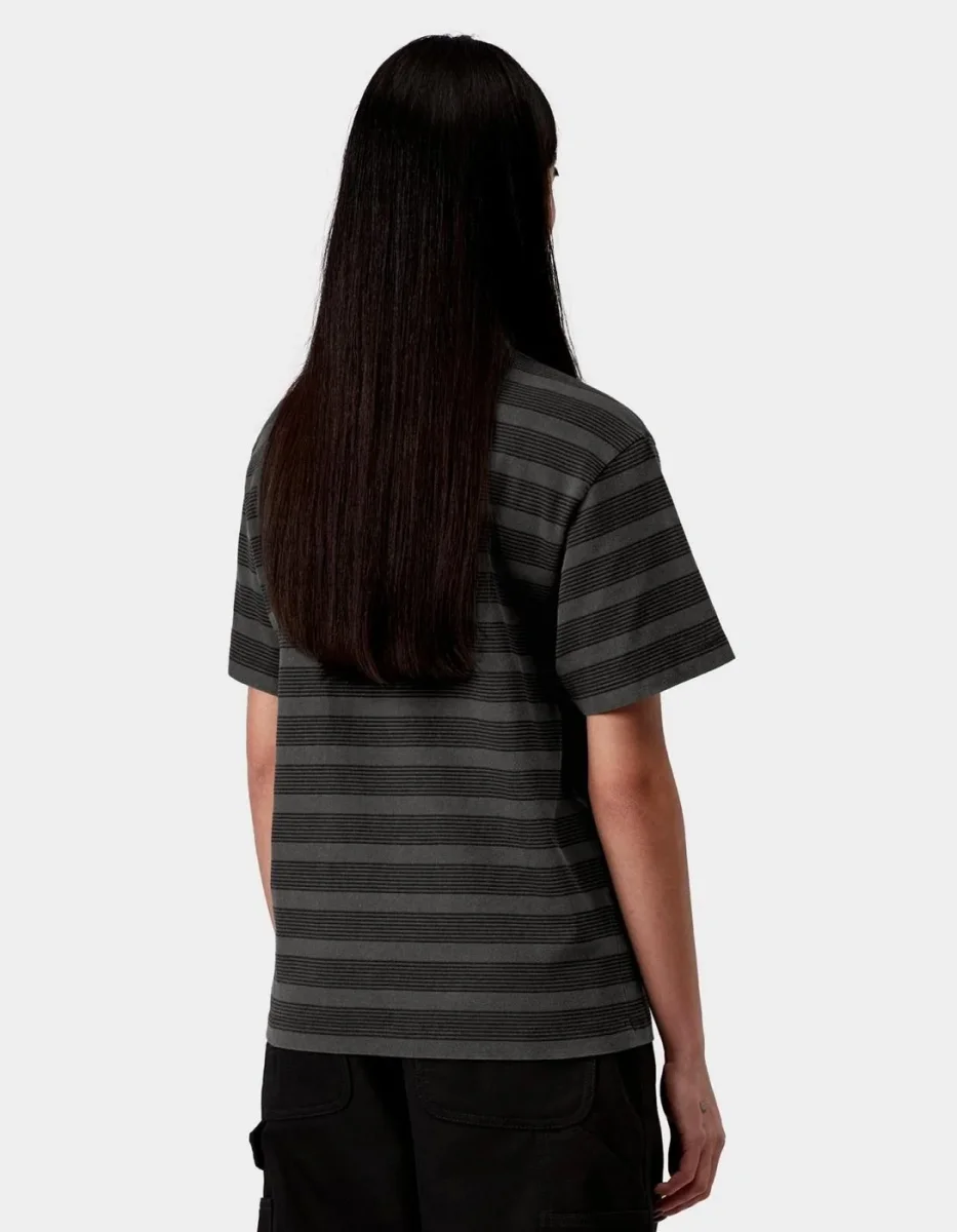 Camiseta CARHARTT WIP W' HANSON POCKET - Black - Imagen 3