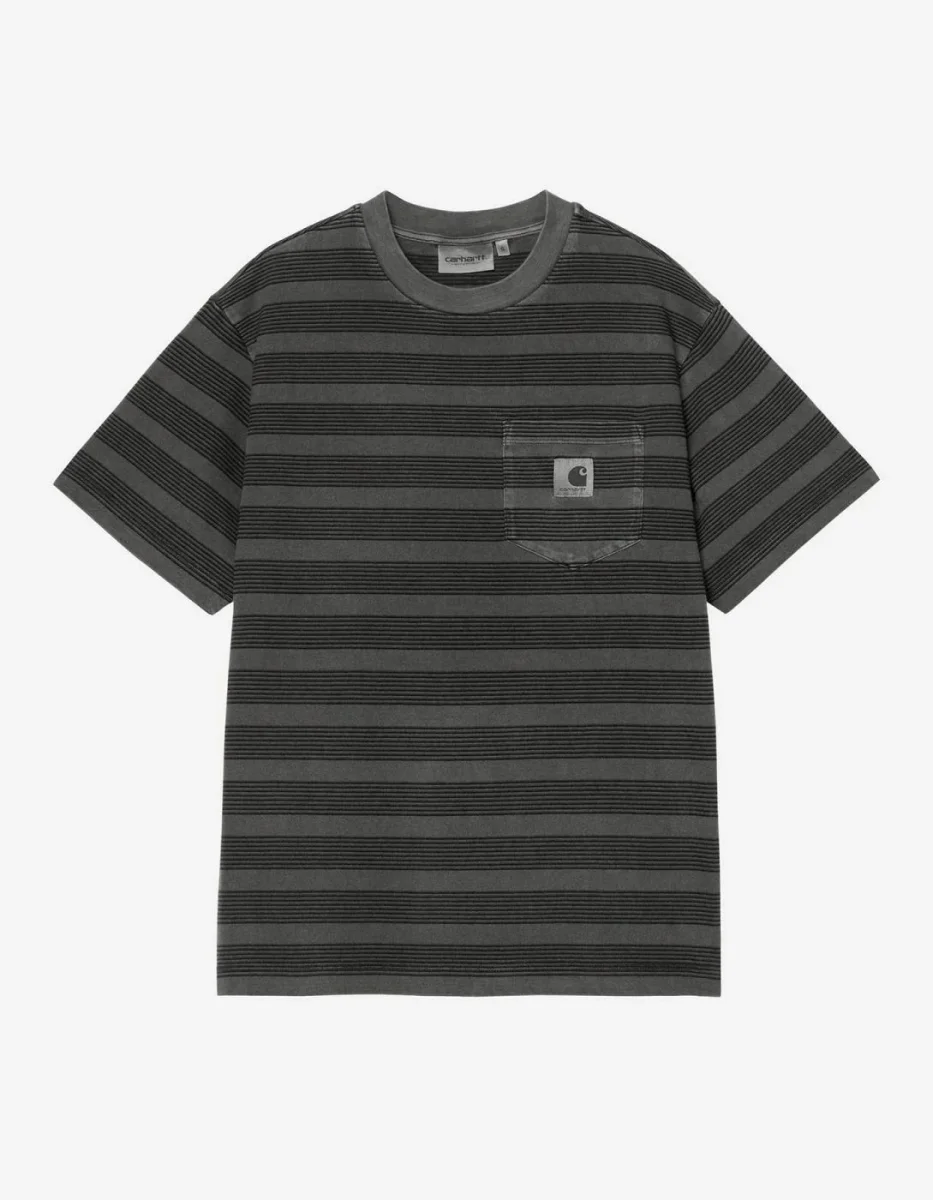 Camiseta CARHARTT WIP W' HANSON POCKET - Black - Imagen 5