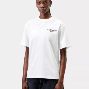 Camiseta CARHARTT WIP W' HUGGING CATS - White