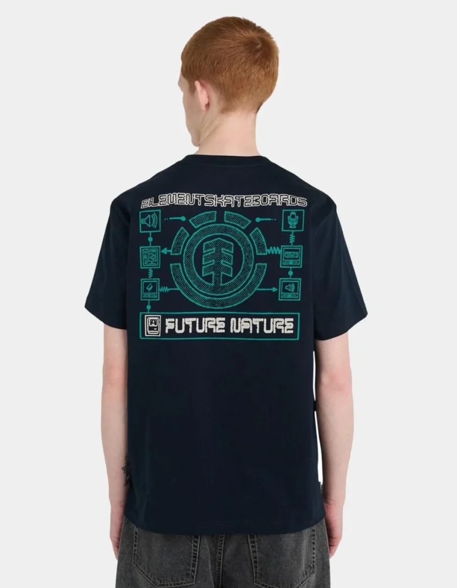 Camiseta ELEMENT INNER WORKINGS - Eclipse Navy - Imagen 2