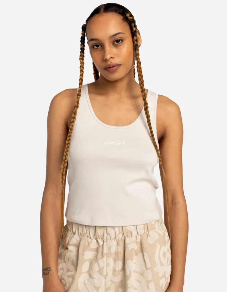 Camiseta ELEMENT LOWCASE CROP - Crystal Gray - Imagen 2