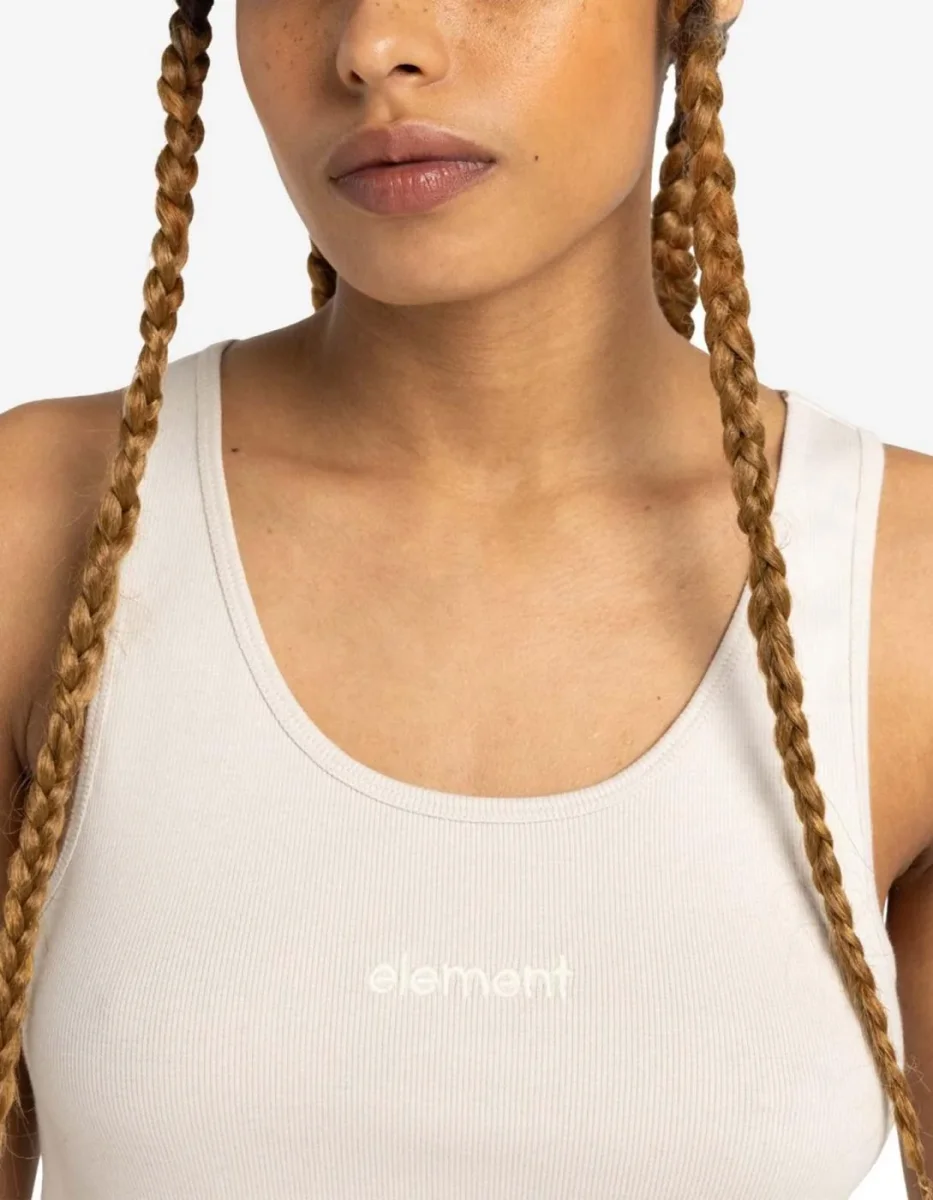 Camiseta ELEMENT LOWCASE CROP - Crystal Gray - Imagen 4