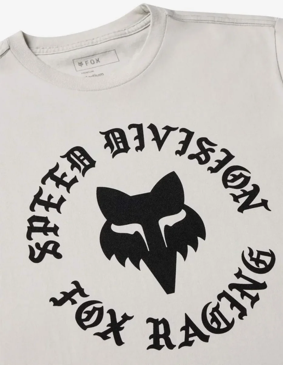 Camiseta FOX BADGE 195 ORIGINAL - Light Grey - Imagen 4