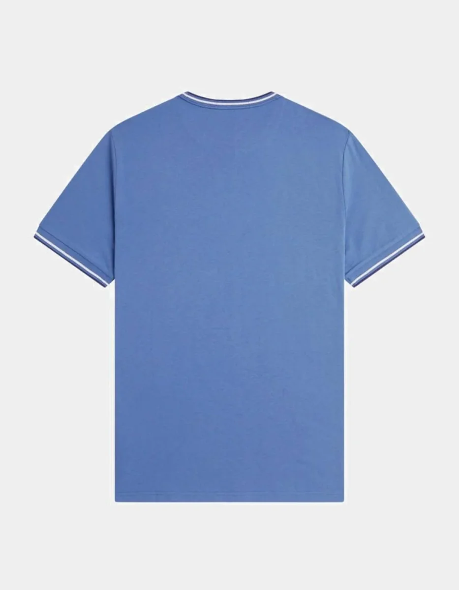 Camiseta FRED PERRY M1588 - Ace Blue/Snow White/Tennis Blue - Imagen 3