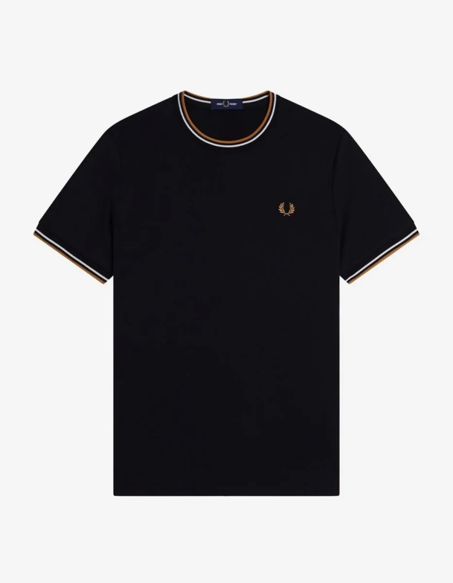 Camiseta FRED PERRY M1588 - Black - Imagen 5