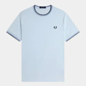 Camiseta FRED PERRY M1588 - Lgtic/Acebl/Navy