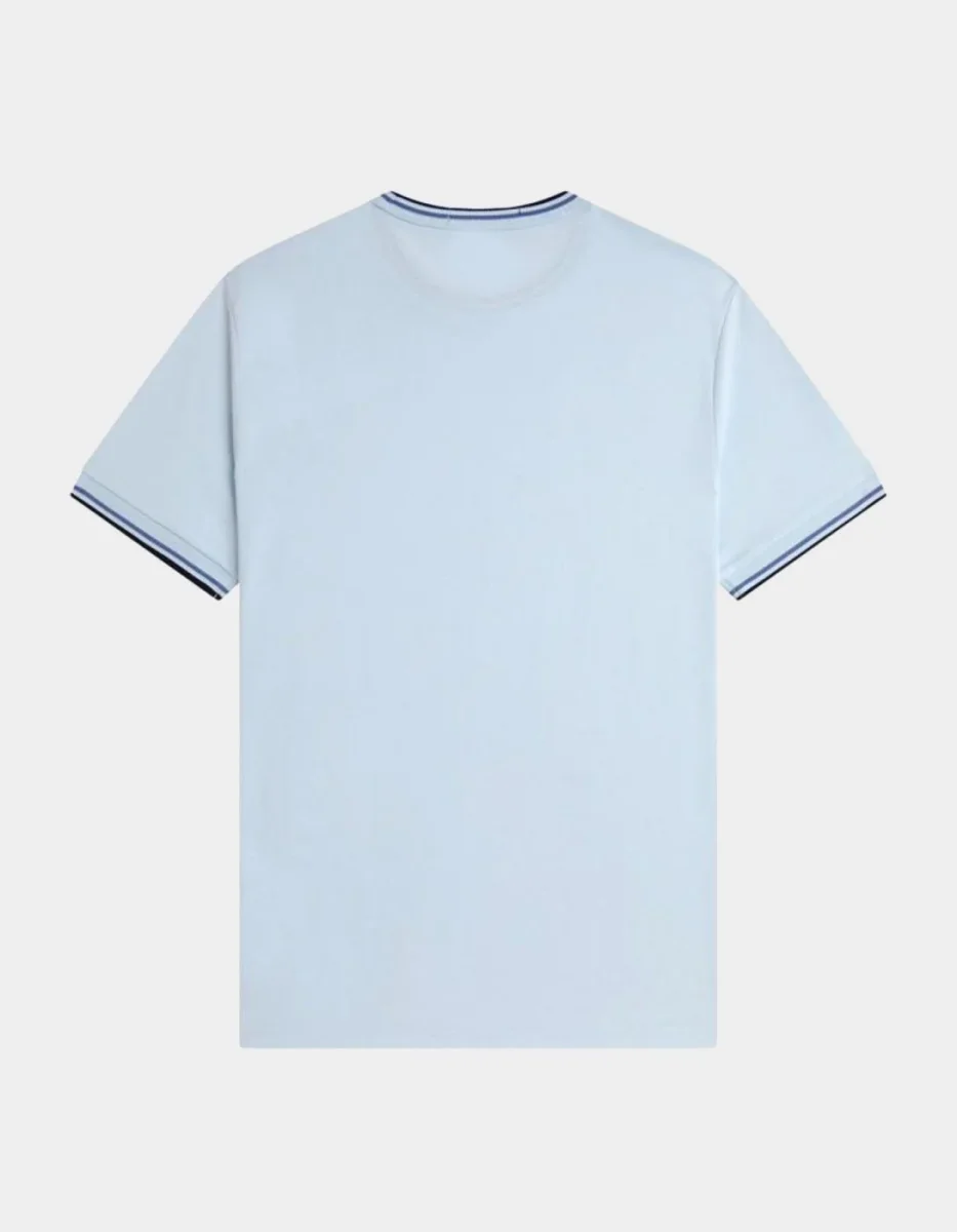 Camiseta FRED PERRY M1588 - Lgtic/Acebl/Navy - Imagen 3