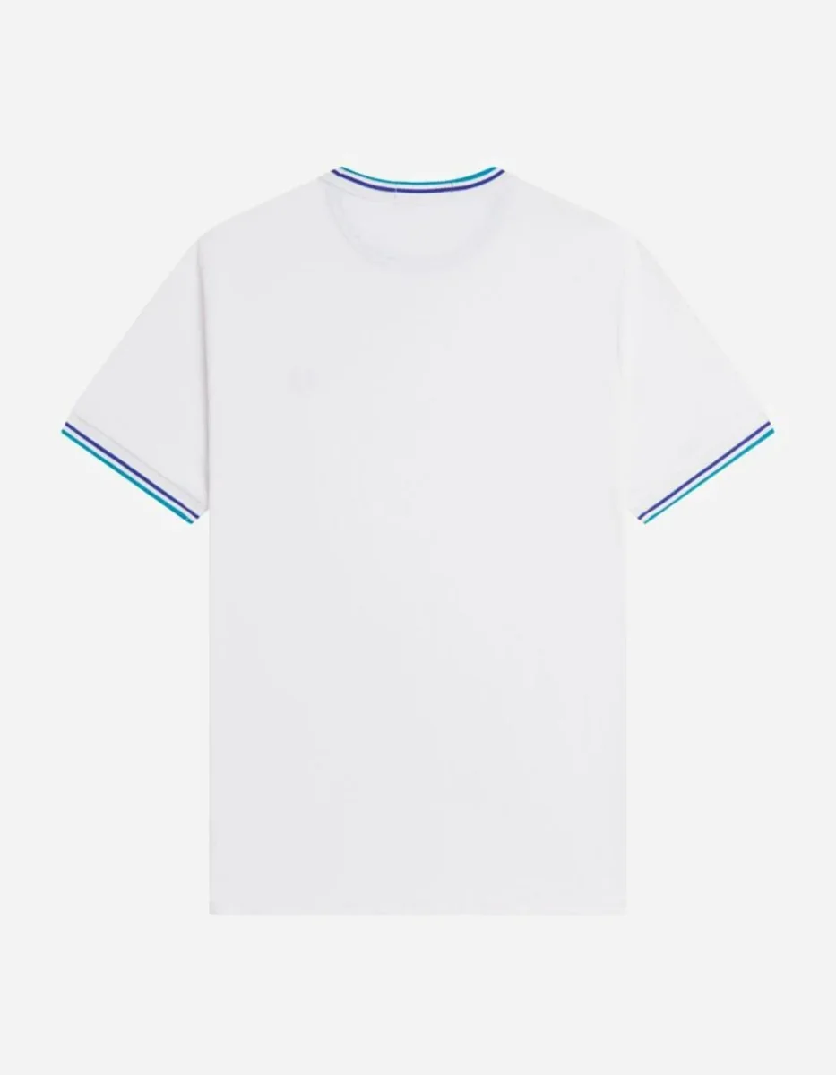Camiseta FRED PERRY M1588 - Light Ice/Ace Blue/Navy - Imagen 3