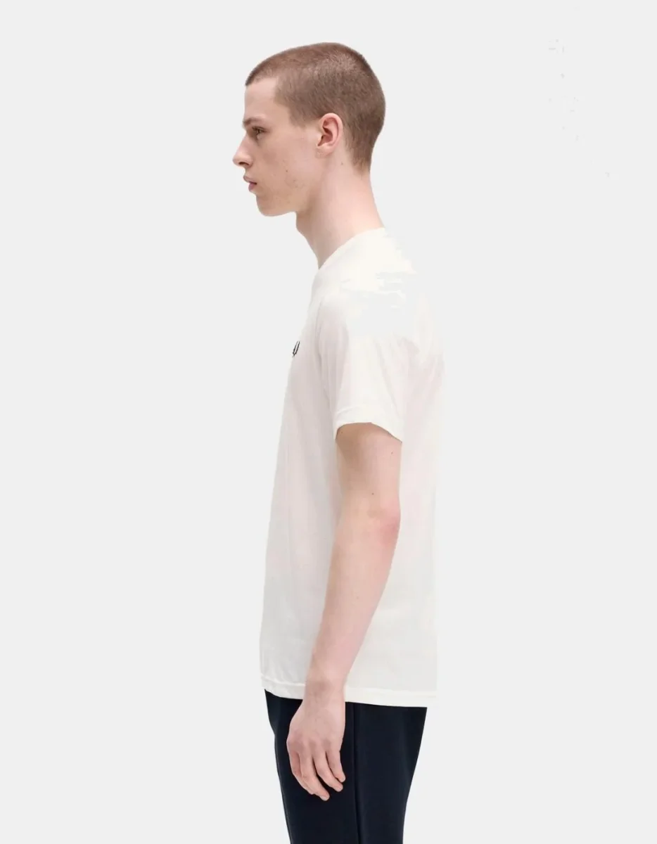 Camiseta FRED PERRY M1600 - Snow White - Imagen 3
