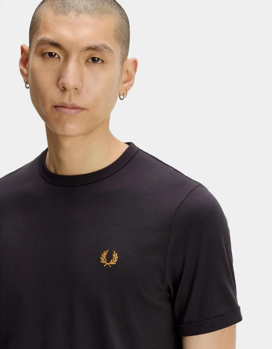 Camiseta FRED PERRY M3519 - Anchor Grey - Imagen 4