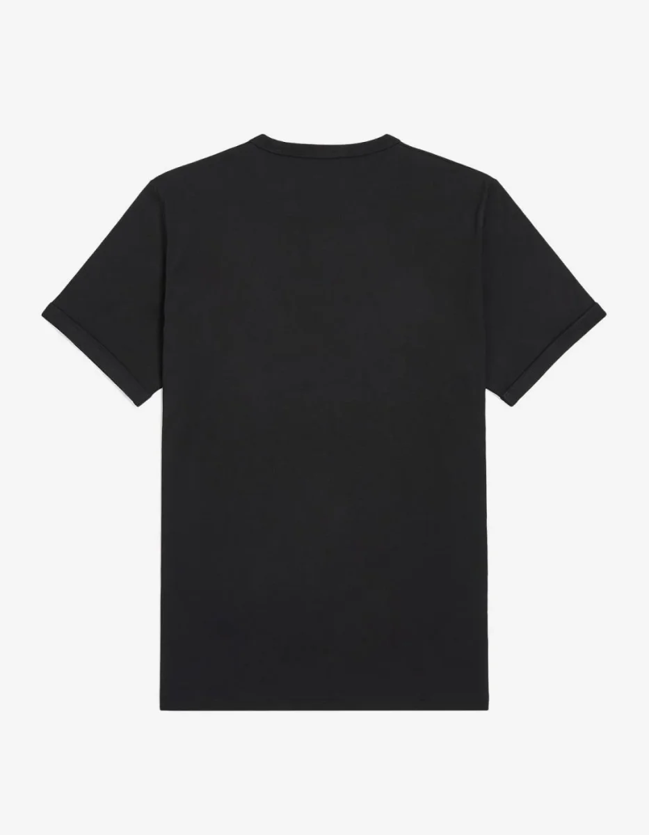 Camiseta FRED PERRY M3519 - Black - Imagen 4
