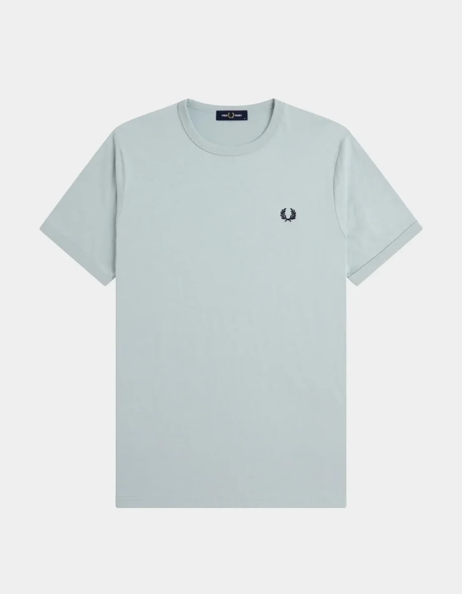 Camiseta FRED PERRY M3519 - Silver Blue - Imagen 6