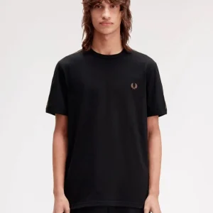 Camiseta FRED PERRY M4613 - Black/Shadedston