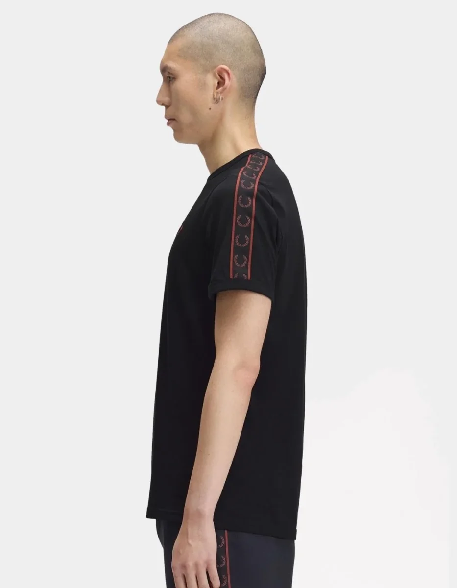 Camiseta FRED PERRY M4613 - Black - Imagen 3