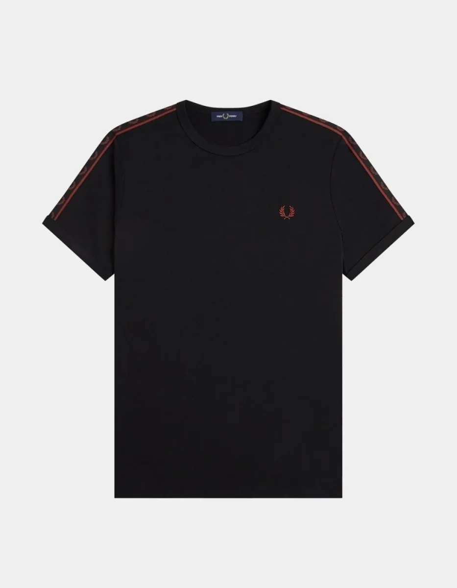 Camiseta FRED PERRY M4613 - Black - Imagen 6