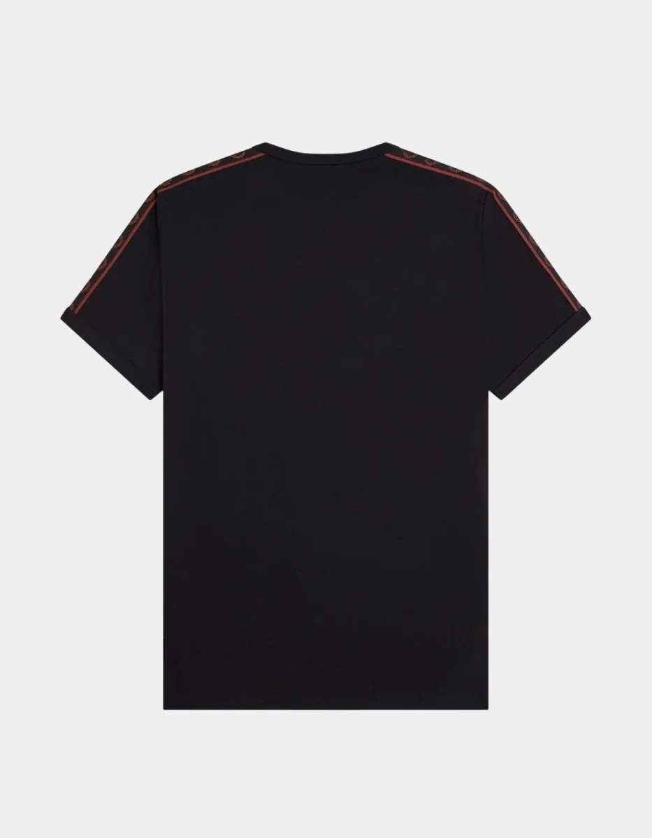 Camiseta FRED PERRY M4613 - Black - Imagen 8
