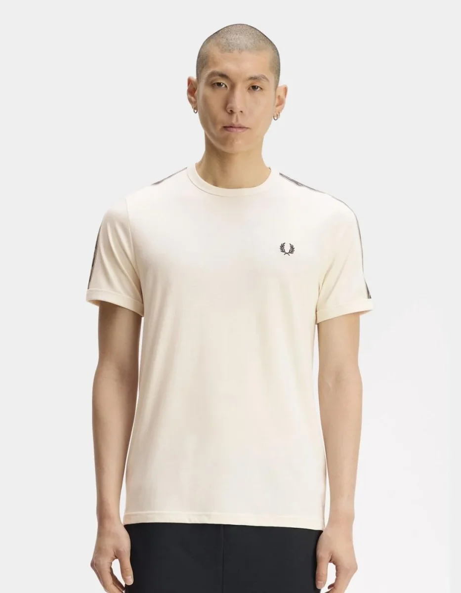 Camiseta FRED PERRY M4613 - Ecru - Imagen 2