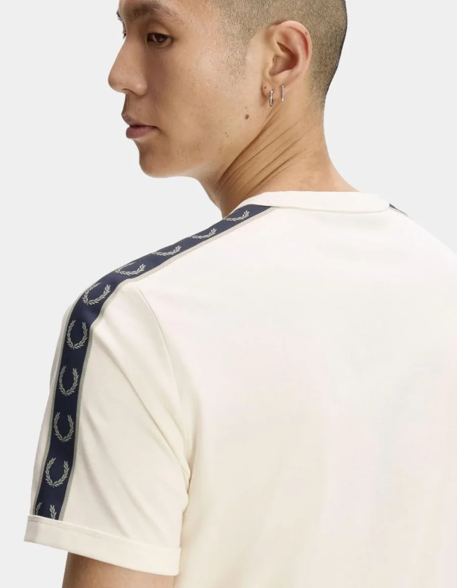 Camiseta FRED PERRY M4613 - Ecru - Imagen 4