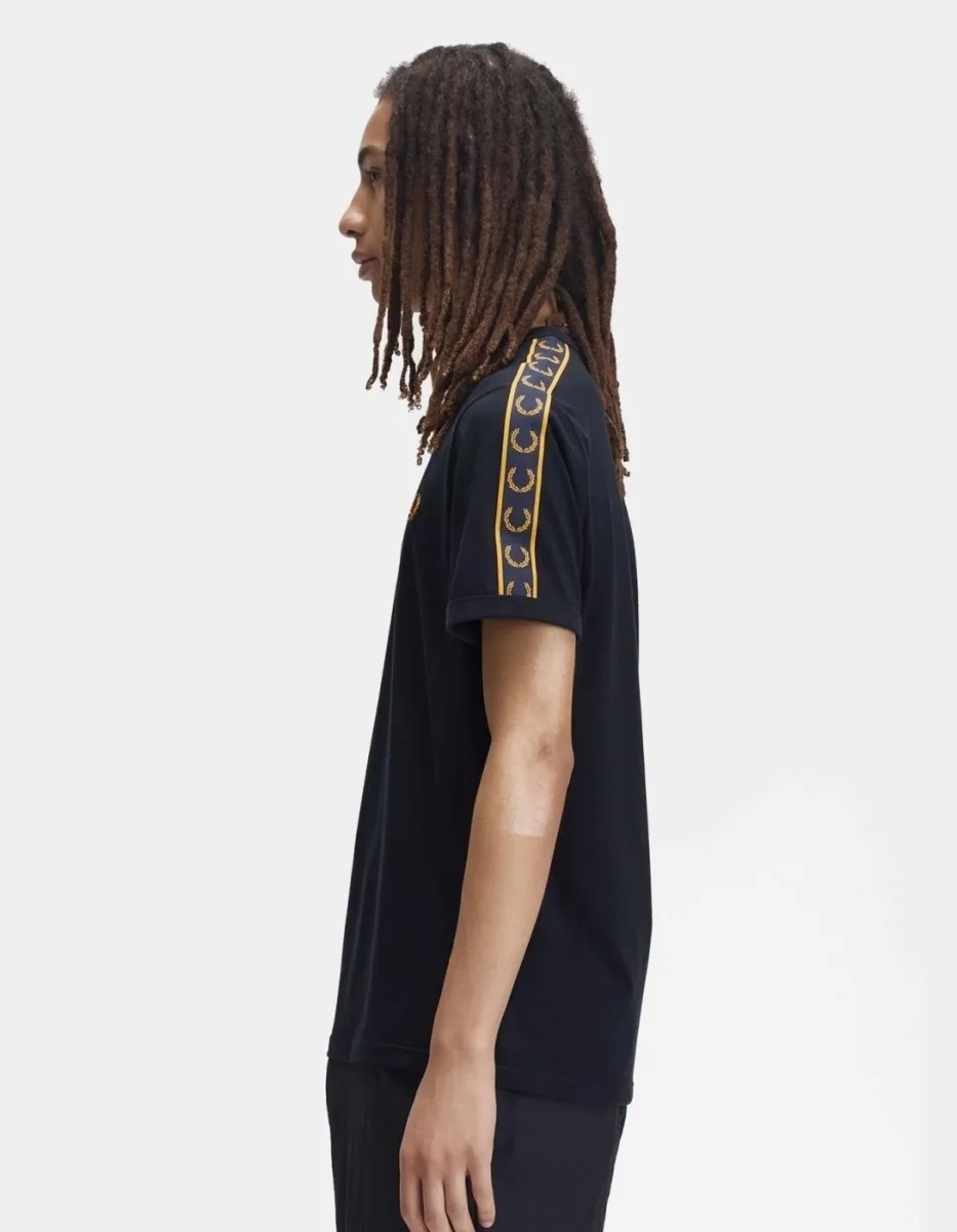 Camiseta FRED PERRY M4613 - Navy - Imagen 3