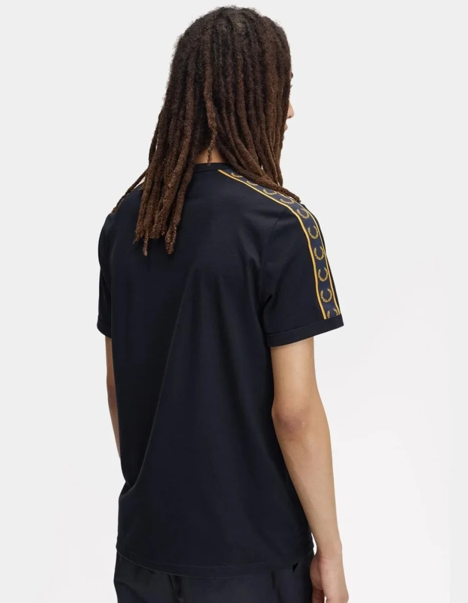 Camiseta FRED PERRY M4613 - Navy - Imagen 4