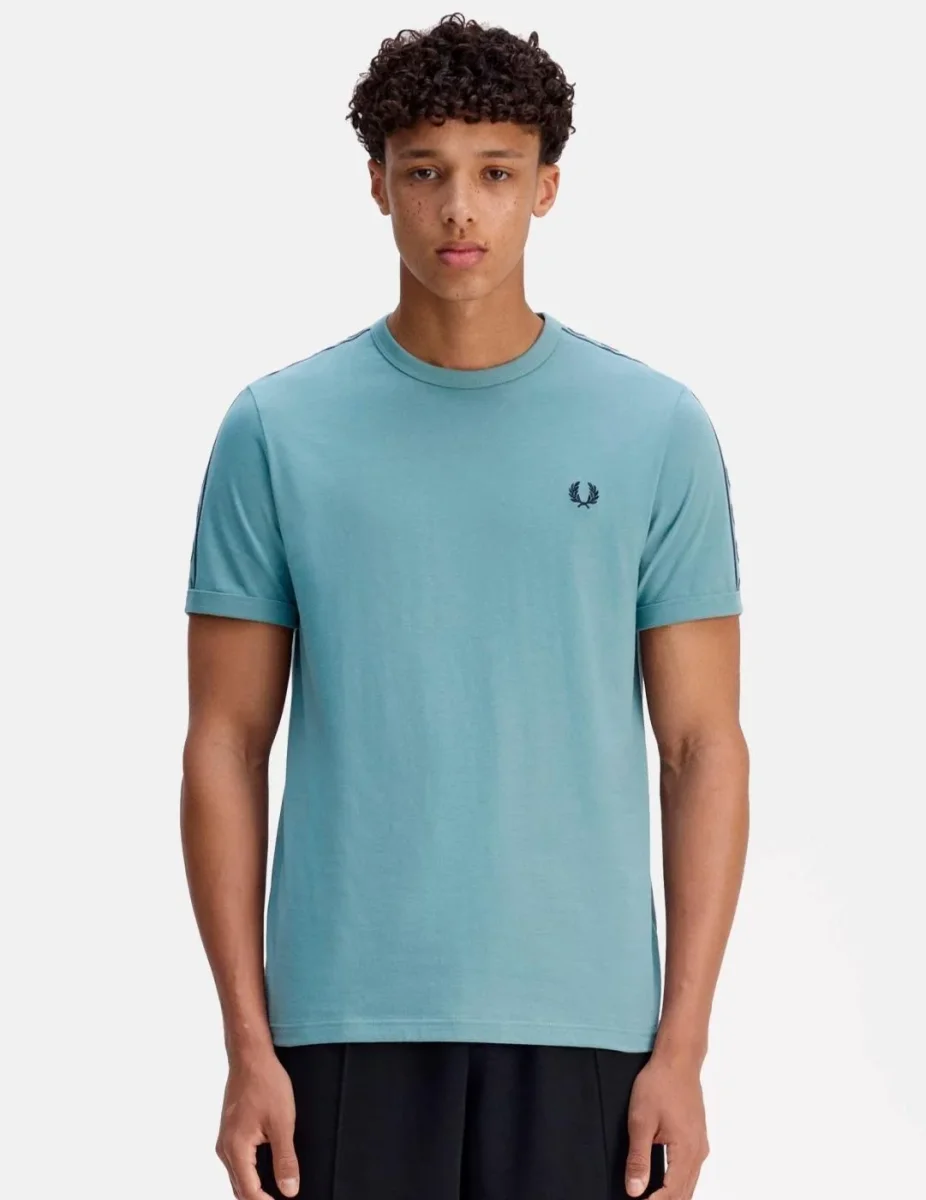 Camiseta FRED PERRY M4613 - Stockport Blue/Navy - Imagen 4