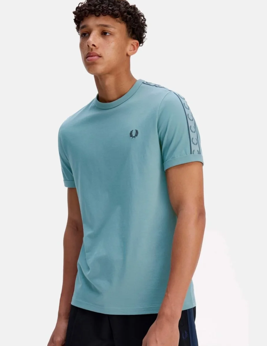 Camiseta FRED PERRY M4613 - Stockport Blue/Navy - Imagen 5