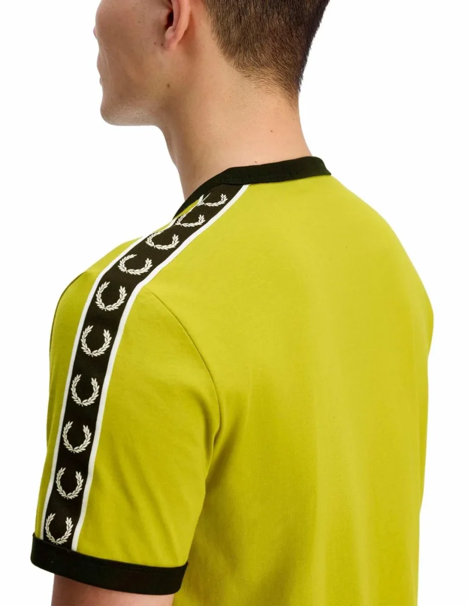 Camiseta FRED PERRY M4613 - Tballyellow/Blk - Imagen 5