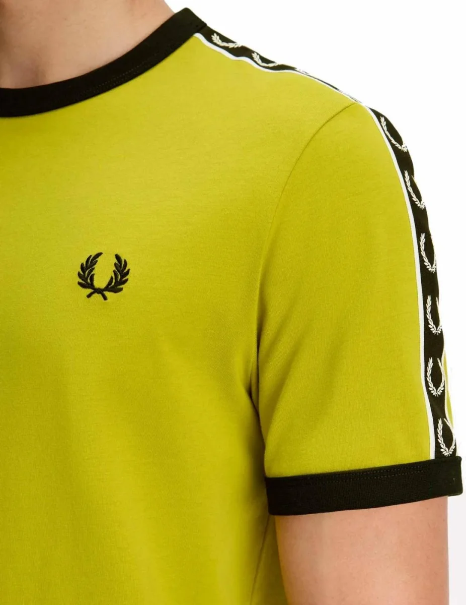 Camiseta FRED PERRY M4613 - Tballyellow/Blk - Imagen 6