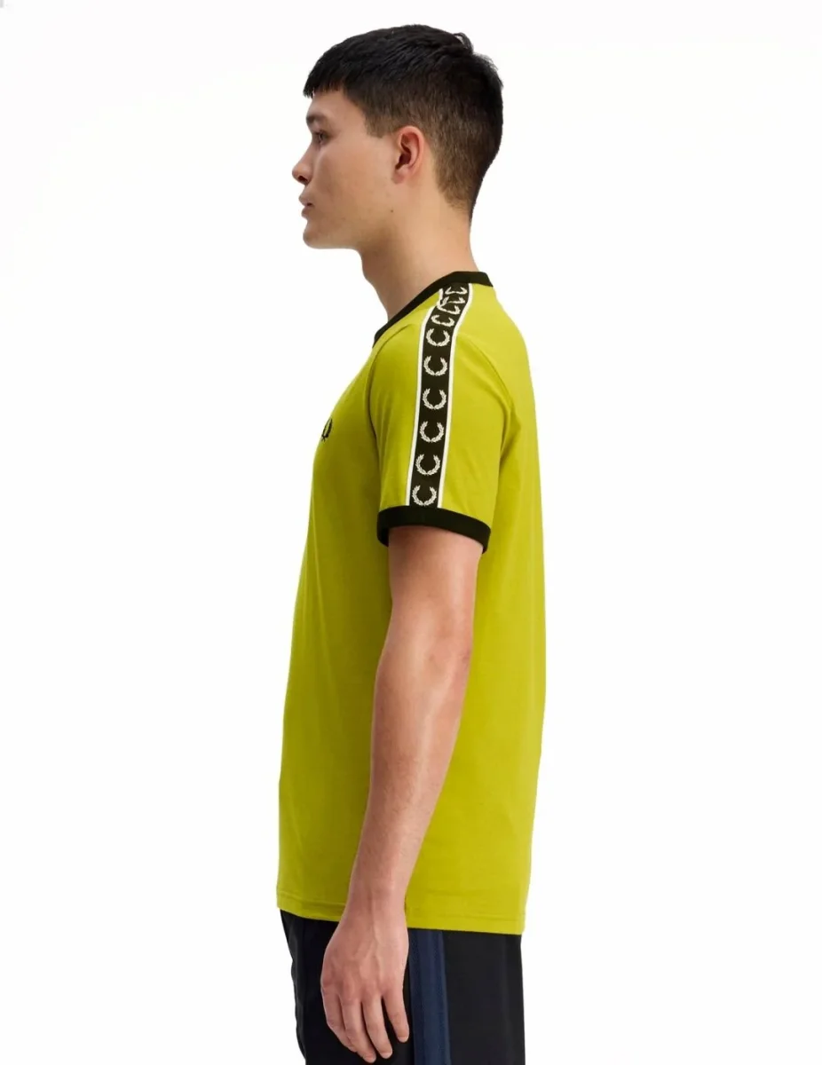 Camiseta FRED PERRY M4613 - Tballyellow/Blk - Imagen 8