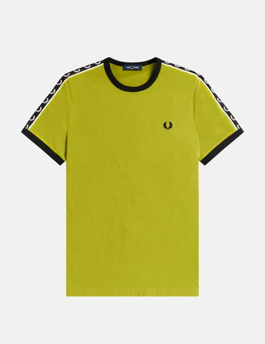 Camiseta FRED PERRY M4613 - Tennis Ball Yellow/Black