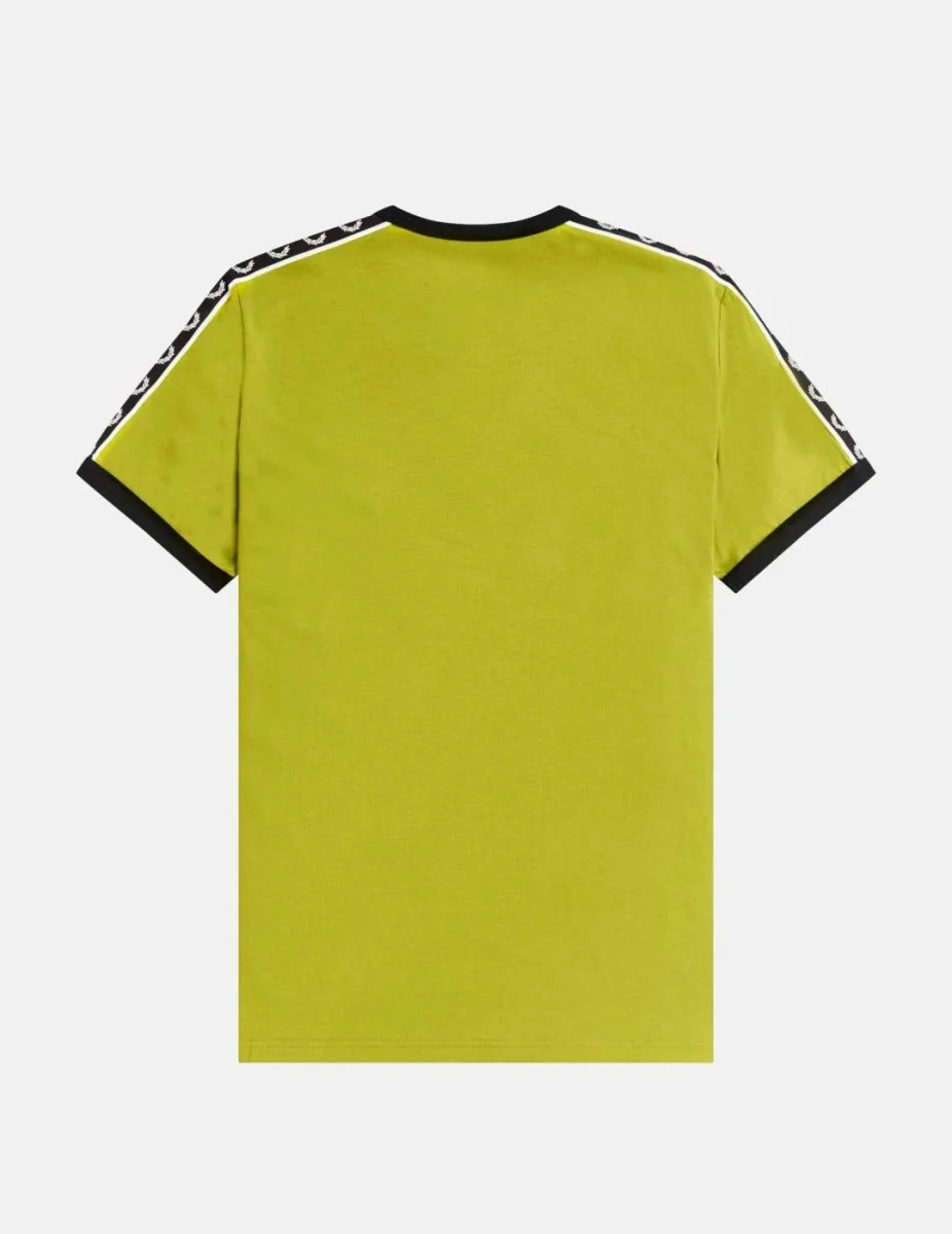 Camiseta FRED PERRY M4613 - Tennis Ball Yellow/Black - Imagen 3