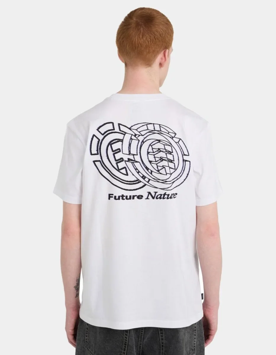 Camiseta ELEMENT FUTURE NATURE -Optic White - Imagen 2