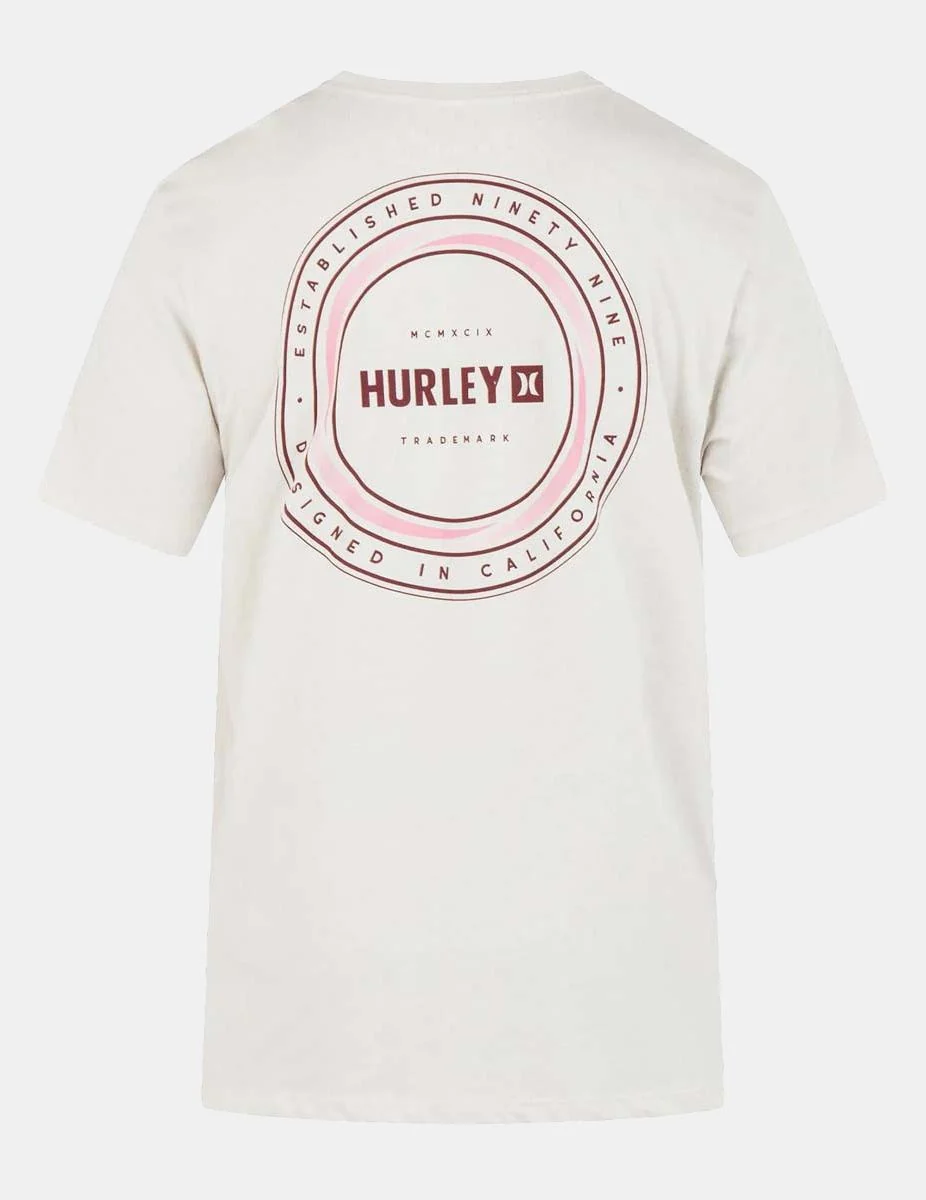 Camiseta HURLEY EVD WHIRPOOL - Bone - Imagen 3