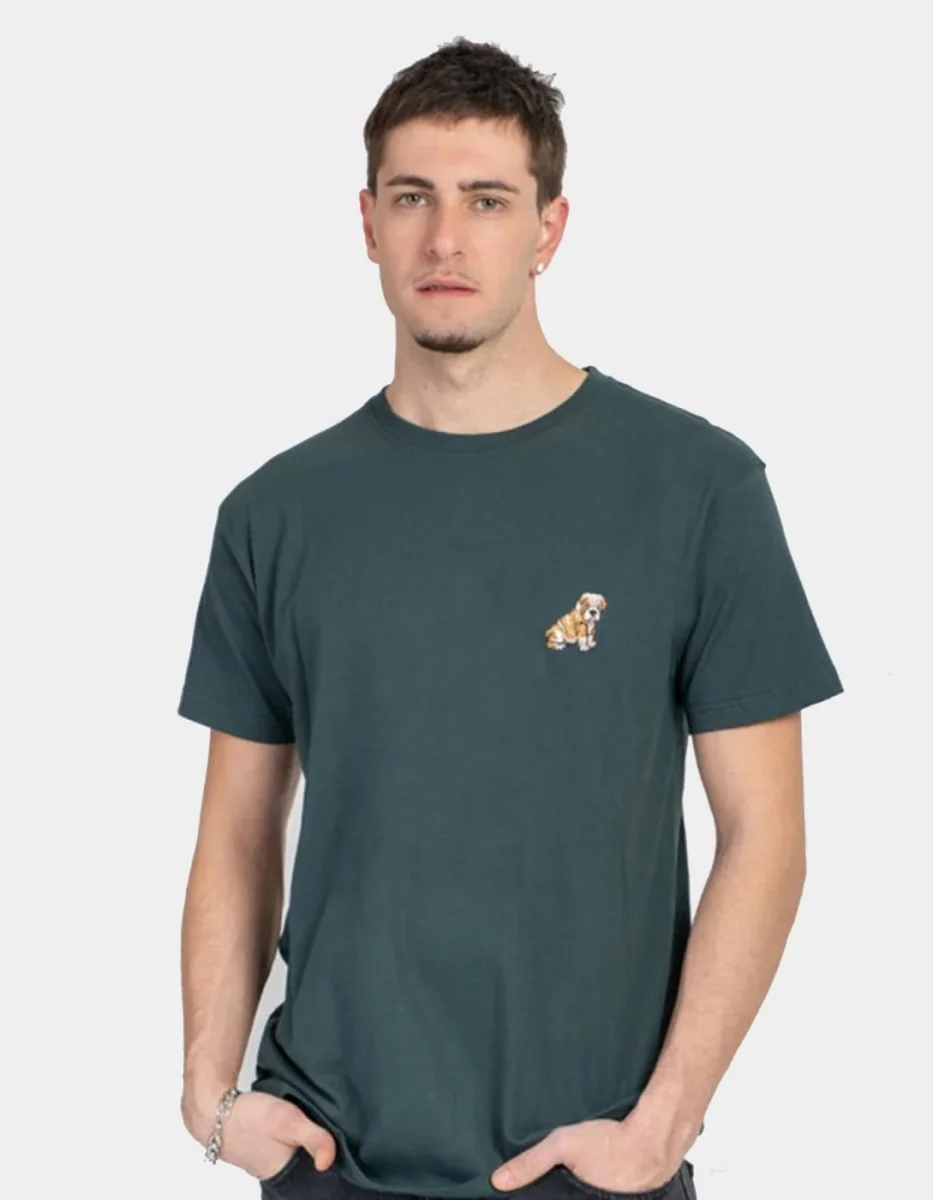 Camiseta KAOTIKO BULLDOG POSY - Green - Imagen 2