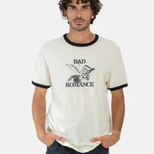 Camiseta KAOTIKO CUPID BAD ROMANCE - Ivory/Black Sand