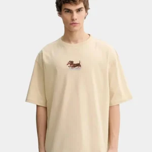 Camiseta KAOTIKO DACHSHUND - Ivory