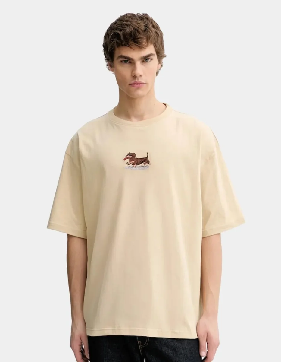 Camiseta KAOTIKO DACHSHUND - Ivory